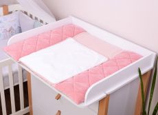 Пеленальный матрас Baby Veres 72×80 см Velour Powdery